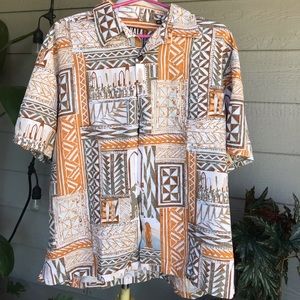 Kahala native/surfboard tropical shirt